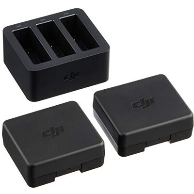 DJI Osmo Action Part 3 Kit de Charge Station de Charge pour Osmo Action, 2 Batteries + 2 Boitiers pour Batterie Inclus, Accessoire pour Osmo Action, Recharge de l'Osmo Action DJI Osmo Action Part 3 Kit de Charge Station de Charge pour Osmo Action, 2 Batteries + 2 Boitiers pour Batterie Inclus, Accessoire pour Osmo Action, Recharge de l'Osmo Action
