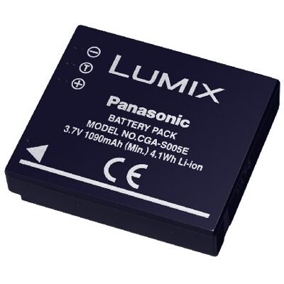 Panasonic LUMIX CGA-S005E/1C Batterie Li-Ion (convient pour les appareils photo numériques Lumix) Noir Panasonic LUMIX CGA-S005E/1C Batterie Li-Ion (convient pour les appareils photo numériques Lumix) Noir