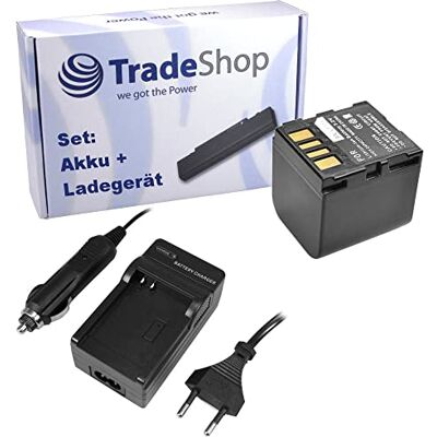 Trade-Shop Contenu de la livraison : batterie Li-Ion haute performance + chargeur de batterie avec adaptateur allume-cigare remplace BN-VF707 BN-VF714 BN-VF733 BN-VF-707 BN-VF-714 BN-VF-733 BNVF707 BNVF714 BNVF733 pour JVC GR D239 239E D240 Trade-Shop Contenu de la livraison : batterie Li-Ion haute performance + chargeur de batterie avec adaptateur allume-cigare remplace BN-VF707 BN-VF714 BN-VF733 BN-VF-707 BN-VF-714 BN-VF-733 BNVF707 BNVF714 BNVF733 pour JVC GR D239 239E D240