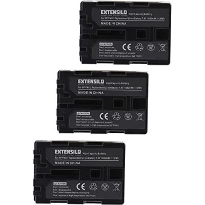 EXTENSILO 3X Batteries Remplacement pour Trotec 3110003810 pour Appareil Photo (1600mAh, 7,4V, Li-ION) EXTENSILO 3X Batteries Remplacement pour Trotec 3110003810 pour Appareil Photo (1600mAh, 7,4V, Li-ION)