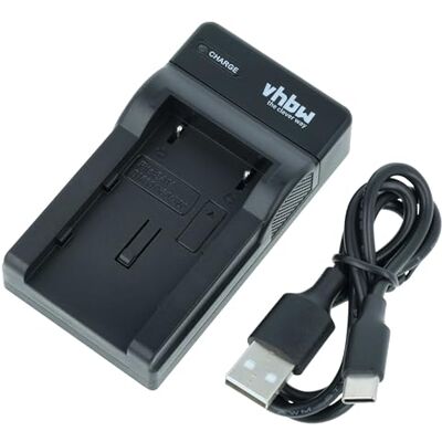 vhbw Chargeur USB compatible avec appareil photo Samsung VP-DC161, VP-DC161W, VP-DC163, VP-DC165W Station de charge, indicateur de charge, 8,4 V vhbw Chargeur USB compatible avec appareil photo Samsung VP-DC161, VP-DC161W, VP-DC163, VP-DC165W Station de charge, indicateur de charge, 8,4 V