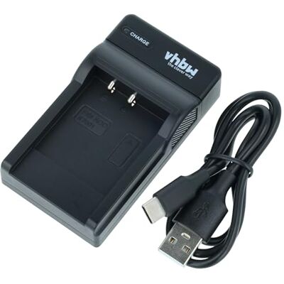 vhbw Chargeur USB de Batterie Compatible avec Medion Life S47000, X47006, P47350 Batterie Appareil Photo Digital, DSLR, Action cam vhbw Chargeur USB de Batterie Compatible avec Medion Life S47000, X47006, P47350 Batterie Appareil Photo Digital, DSLR, Action cam