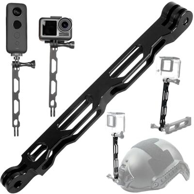 Mount Kumgang MoK Bras d'Extension de la Caméra, Bras d'Extension de Casque, Extension de Casque d'Accessoires Gopro, Bras de Rallonge en Alliage d'Aluminium, pour Gopro Hero 8/7/6/5/4/3 et Caméra d'action Mount Kumgang MoK Bras d'Extension de la Caméra, Bras d'Extension de Casque, Extension de Casque d'Accessoires Gopro, Bras de Rallonge en Alliage d'Aluminium, pour Gopro Hero 8/7/6/5/4/3 et Caméra d'action
