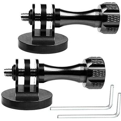 DUWUZEST Lot de 2 supports monopode en aluminium avec vis moletée filetée en aluminium, adaptateur de montage pour GoPro Hero 11, 10, 9, 8, 1/4 pour caméra GoPro et DJI OSMO Insta 360 DUWUZEST Lot de 2 supports monopode en aluminium avec vis moletée filetée en aluminium, adaptateur de montage pour GoPro Hero 11, 10, 9, 8, 1/4 pour caméra GoPro et DJI OSMO Insta 360