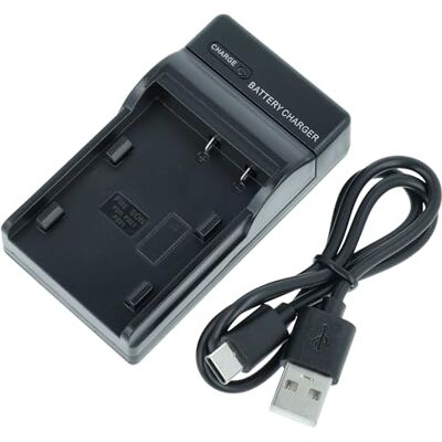 vhbw Chargeur de batterie USB compatible avec Sony DCR-IP5E, DCR-IP7BT, DCR-IP7E, DCR-IP55, appareil photo numérique, caméscope, batterie d'action Cam vhbw Chargeur de batterie USB compatible avec Sony DCR-IP5E, DCR-IP7BT, DCR-IP7E, DCR-IP55, appareil photo numérique, caméscope, batterie d'action Cam