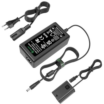 Gonine AC-PW20 Adaptateur secteur NP-FW50 Kit de piles factices for Sony Alpha ZV-E10 A7 A7R A7S A7II A7RII A7SII A6500 A6400 A6300 A6100 A6000 A5100 A5000 RX10 II III IV NEX-3 NEX-5 NEX-7 Gonine AC-PW20 Adaptateur secteur NP-FW50 Kit de piles factices for Sony Alpha ZV-E10 A7 A7R A7S A7II A7RII A7SII A6500 A6400 A6300 A6100 A6000 A5100 A5000 RX10 II III IV NEX-3 NEX-5 NEX-7