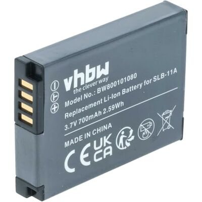 vhbw Batterie Remplacement pour Samsung SLB-11a pour Appareil Photo APRN (700mAh, 3,6V, Li-ION) vhbw Batterie Remplacement pour Samsung SLB-11a pour Appareil Photo APRN (700mAh, 3,6V, Li-ION)