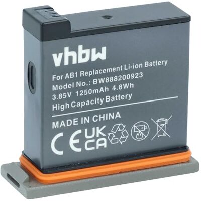 vhbw Batterie compatible avec DJI Osmo Action appareil photo numérique DSLR (1220 mAh, 3,85 V, Li-Ion) vhbw Batterie compatible avec DJI Osmo Action appareil photo numérique DSLR (1220 mAh, 3,85 V, Li-Ion)