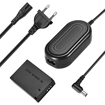 TKDY ACK-E12 Adaptateur Secteur de Remplacement 7.4V 2A DR-E12 Kit Coupleur CC pour Appareils Photo Numériques Sans Miroir Canon EOS M, M2, M10, M50, M100 TKDY ACK-E12 Adaptateur Secteur de Remplacement 7.4V 2A DR-E12 Kit Coupleur CC pour Appareils Photo Numériques Sans Miroir Canon EOS M, M2, M10, M50, M100