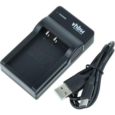 vhbw Chargeur USB de Batterie Compatible avec Canon EOS Rebel T7i, Kiss X9, Rebel SL2, RP, 250D Batterie Appareil Photo Digital, DSLR, Action cam vhbw Chargeur USB de Batterie Compatible avec Canon EOS Rebel T7i, Kiss X9, Rebel SL2, RP, 250D Batterie Appareil Photo Digital, DSLR, Action cam
