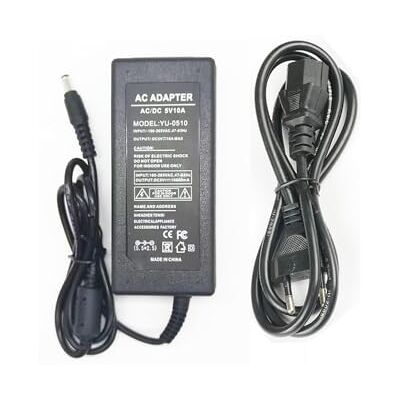 Velainwom Adaptateur d'alimentation 5 V 10 A, bloc d'alimentation à découpage 48 W pour bandes LED, guirlande lumineuse, appareil photo Velainwom Adaptateur d'alimentation 5 V 10 A, bloc d'alimentation à découpage 48 W pour bandes LED, guirlande lumineuse, appareil photo
