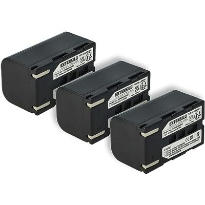 EXTENSILO 3X Batteries Compatible avec Samsung VP-D351i, VP-D352, VP-D352i, VP-D353 Appareil Photo, Reflex numérique (1600mAh, 7,2V, Li-ION) EXTENSILO 3X Batteries Compatible avec Samsung VP-D351i, VP-D352, VP-D352i, VP-D353 Appareil Photo, Reflex numérique (1600mAh, 7,2V, Li-ION)