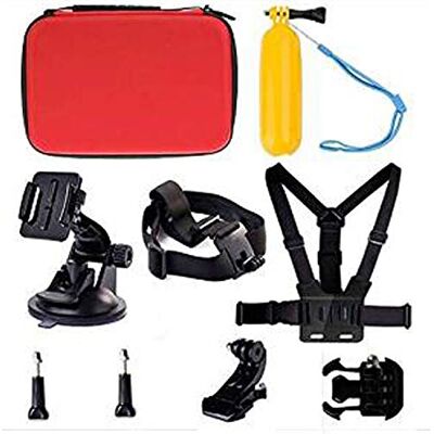 Navitech Ensemble Combo Accessoire caméra 9 en 1 et étui de Rangement Rouge Robuste Compatible avec GoPro Fusion Navitech Ensemble Combo Accessoire caméra 9 en 1 et étui de Rangement Rouge Robuste Compatible avec GoPro Fusion