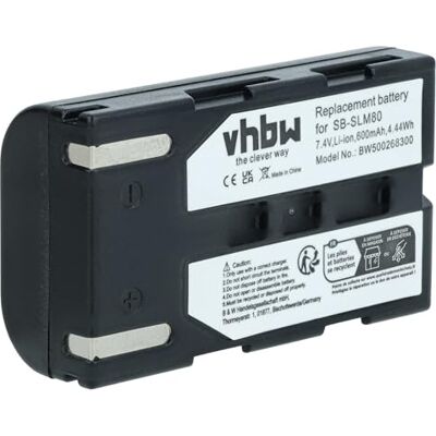 vhbw Batterie LI-ION Compatible pour Samsung remplace SB-LSM80 / SB-LSM160 vhbw Batterie LI-ION Compatible pour Samsung remplace SB-LSM80 / SB-LSM160