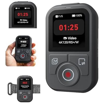 TELESIN T13 Télécommande Bluetooth pour DJI Osmo Action 6/5 Pro/4 & Osmo 360, écran couleur HD, télécommande sans fil, distance de 60 m, étanche, batterie 8H, contrôle de la durée de vie de la photo TELESIN T13 Télécommande Bluetooth pour DJI Osmo Action 6/5 Pro/4 & Osmo 360, écran couleur HD, télécommande sans fil, distance de 60 m, étanche, batterie 8H, contrôle de la durée de vie de la photo
