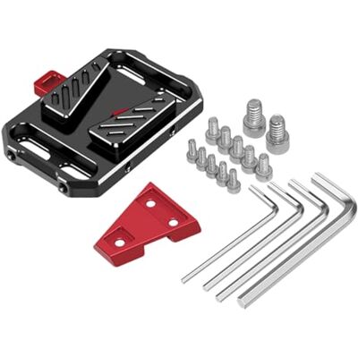 Buxuaaaa Support de fixation de batterie multifonction en métal robuste pour accessoires d'appareil photo et configurations d'alimentation Buxuaaaa Support de fixation de batterie multifonction en métal robuste pour accessoires d'appareil photo et configurations d'alimentation