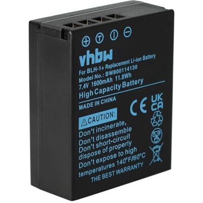 vhbw Li-ION Batterie 1600mAh (7.4V) pour Appareil Photo DSLR Olympus E-M1 Mark II, HLD-9 Grip d'alimentation vhbw Li-ION Batterie 1600mAh (7.4V) pour Appareil Photo DSLR Olympus E-M1 Mark II, HLD-9 Grip d'alimentation
