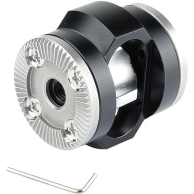 Uqezagpa Adaptateur de rosace d'extension de vitesse avec écrou fileté Montage essentiel pour caméra professionnelle Support mural Uqezagpa Adaptateur de rosace d'extension de vitesse avec écrou fileté Montage essentiel pour caméra professionnelle Support mural