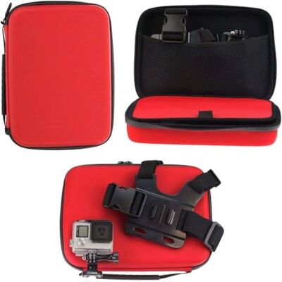 Navitech Coque rigide pour caméra d'action GoPro Lite Hero légère et étanche Rouge Navitech Coque rigide pour caméra d'action GoPro Lite Hero légère et étanche Rouge