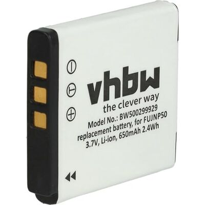 vhbw Batterie compatible avec appareil photo Fujifilm XF1 Digicam DSLR (650 mAh, 3,6 V, Li-Ion) vhbw Batterie compatible avec appareil photo Fujifilm XF1 Digicam DSLR (650 mAh, 3,6 V, Li-Ion)