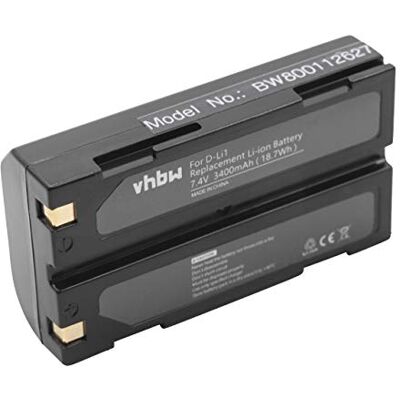 vhbw Batterie Li-Ion 3400 mAh (7,4 V) compatible avec Huace M600, R30, X20, X300, X90, X91, X93 de rechange pour D-Li1, C8872A vhbw Batterie Li-Ion 3400 mAh (7,4 V) compatible avec Huace M600, R30, X20, X300, X90, X91, X93 de rechange pour D-Li1, C8872A