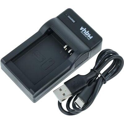 vhbw Chargeur USB de Batterie Compatible avec Canon NB-10L Batterie Appareil Photo Digital, DSLR, Action cam vhbw Chargeur USB de Batterie Compatible avec Canon NB-10L Batterie Appareil Photo Digital, DSLR, Action cam
