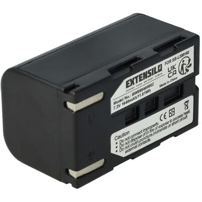 EXTENSILO 1 batterie compatible avec les appareils photo Samsung VP-D353i, VP-D354, VP-D354i, VP-D355 (1600 mAh, 7,2 V, Li-Ion) EXTENSILO 1 batterie compatible avec les appareils photo Samsung VP-D353i, VP-D354, VP-D354i, VP-D355 (1600 mAh, 7,2 V, Li-Ion)