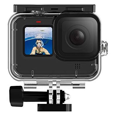 TELESIN Boîtier étanche pour GoPro Hero 11 Hero 10 Hero 9 Noir Boîtier de plongée sous-marine Compatible avec plongée profonde de 60 m avec support Vis Go Pro 10 9 accessoires TELESIN Boîtier étanche pour GoPro Hero 11 Hero 10 Hero 9 Noir Boîtier de plongée sous-marine Compatible avec plongée profonde de 60 m avec support Vis Go Pro 10 9 accessoires
