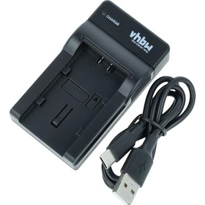 Chargeur de Batterie pour Caméra VHBW - Compatible avec JVC GZ-HM430SEU, GZ-HM440, GZ-HM435 - Charge Rapide Chargeur de Batterie pour Caméra VHBW - Compatible avec JVC GZ-HM430SEU, GZ-HM440, GZ-HM435 - Charge Rapide