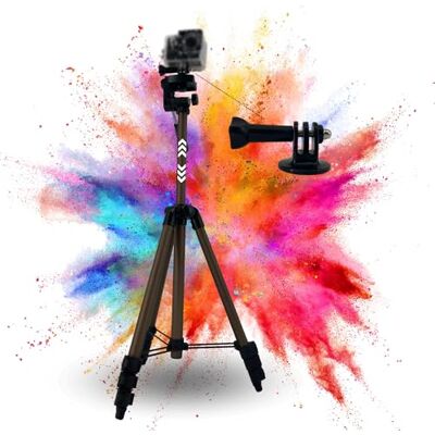 TronicXL Trépied 105 cm compatible avec DJI Osmo GoPro Hero + 3 4 5 6 7 8 9 10 11 12 13 Session Action Cam Support caméra d'action + sac TronicXL Trépied 105 cm compatible avec DJI Osmo GoPro Hero + 3 4 5 6 7 8 9 10 11 12 13 Session Action Cam Support caméra d'action + sac