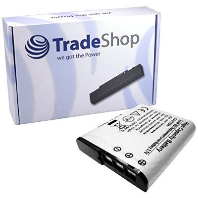 Trade-Shop Batterie Li-ion 1100 mAh pour appareil photo Sony Cybershot DSC-H-55 DSC-H-70 DSC-W-115 DSC-HX5 DSC-HX5V DSC-HX7 DSC-HX7V DSC-HX9 DSC-HX9V DSC-HX-5 DSC-HX-5V DSC-HX-7 DSC-HX-9 DSC-HX-9V DSC-HX-9V Trade-Shop Batterie Li-ion 1100 mAh pour appareil photo Sony Cybershot DSC-H-55 DSC-H-70 DSC-W-115 DSC-HX5 DSC-HX5V DSC-HX7 DSC-HX7V DSC-HX9 DSC-HX9V DSC-HX-5 DSC-HX-5V DSC-HX-7 DSC-HX-9 DSC-HX-9V DSC-HX-9V