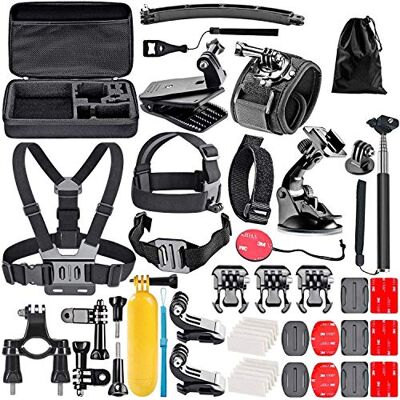 Navitech 50-en-1 Kit D'Accessoires pour Caméras d'action Compatible avec Le GoPro Hero (2030) caméra d'action, Navitech 50-en-1 Kit D'Accessoires pour Caméras d'action Compatible avec Le GoPro Hero (2030) caméra d'action,