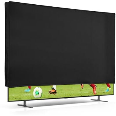 kwmobile Housse écran TV compatible avec 40" TV Protection d'écran télévision noir kwmobile Housse écran TV compatible avec 40" TV Protection d'écran télévision noir