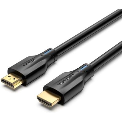 Vention Câble HDMI 8K 48Gbps 2M, Ultra High Speed HDMI 2.1 Cord 4K@120Hz 8K@60Hz eARC HDR 10 HDCP 2.2&2.3 Compatible avec Roku TV PS5/4 HDTV Xbox Blu-ray Vention Câble HDMI 8K 48Gbps 2M, Ultra High Speed HDMI 2.1 Cord 4K@120Hz 8K@60Hz eARC HDR 10 HDCP 2.2&2.3 Compatible avec Roku TV PS5/4 HDTV Xbox Blu-ray