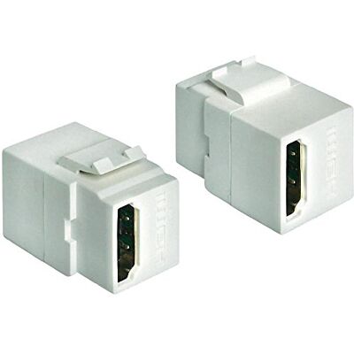 DeLOCK HDMI-f/f-Cable Adaptateur pour (HDMI/HDMI Femelle/Femelle Couleur Blanc Or) DeLOCK HDMI-f/f-Cable Adaptateur pour (HDMI/HDMI Femelle/Femelle Couleur Blanc Or)
