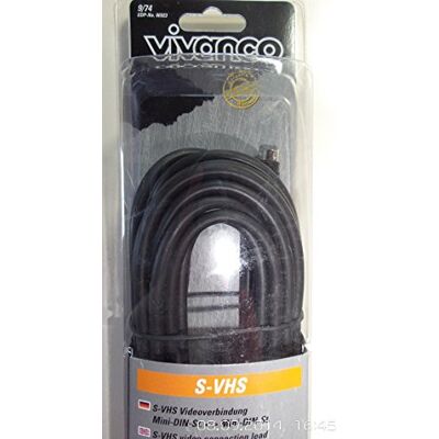 Vivanco S-VHS Video Cable, 5m câbles S-Video (5m, 5m, S-Video (4-pin), S-Video (4-pin)) Vivanco S-VHS Video Cable, 5m câbles S-Video (5m, 5m, S-Video (4-pin), S-Video (4-pin))