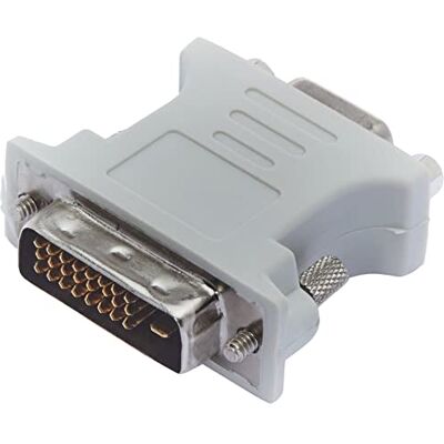 conecto CC20103 Adaptateur analogique pour moniteur DVI-D mâle VGA femelle (24+1 pôles mâle/15 pôles), Gris conecto CC20103 Adaptateur analogique pour moniteur DVI-D mâle VGA femelle (24+1 pôles mâle/15 pôles), Gris