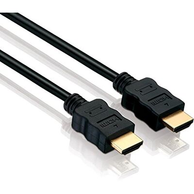 conecto Câble HDMI haute vitesse avec Ethernet (fiche plaquée or, Full HD 1080p, 3D, UHD, 4K) 2,0 m conecto Câble HDMI haute vitesse avec Ethernet (fiche plaquée or, Full HD 1080p, 3D, UHD, 4K) 2,0 m