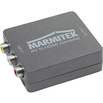 Marmitek Adaptateur RCA Vers HDMI Connect AH31-1080p Full HD Aucun Logiciel Requis Composite Péritel PAL/NTSC Adaptateur AV HDMI Connectez d'Anciens Appareils à de Nouveaux Téléviseurs Marmitek Adaptateur RCA Vers HDMI Connect AH31-1080p Full HD Aucun Logiciel Requis Composite Péritel PAL/NTSC Adaptateur AV HDMI Connectez d'Anciens Appareils à de Nouveaux Téléviseurs