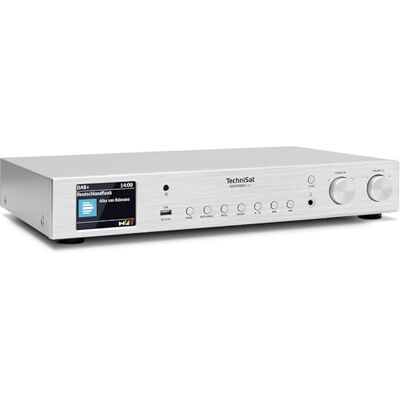 TechniSat DIGITRADIO 143 (V3) Tuner HiFi Internetradio (Radio numérique DAB+, streaming audio Bluetooth, Spotify Connect, antenne filaire, télécommande, largeur 43,5 cm) argent TechniSat DIGITRADIO 143 (V3) Tuner HiFi Internetradio (Radio numérique DAB+, streaming audio Bluetooth, Spotify Connect, antenne filaire, télécommande, largeur 43,5 cm) argent