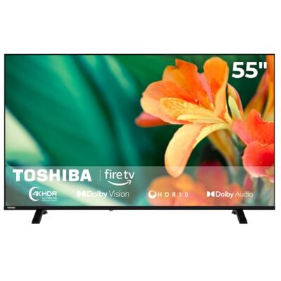 Toshiba 55UF2663DAZ Téléviseur 55" Smart TV 4K UHD Amazon Fire TV LED Dolby Vision HDR MEMC Commande vocale Alexa 2 x HDMI Bluetooth Dolby Audio Triple tuner DVB-C/-S2/-T2 2026 Toshiba 55UF2663DAZ Téléviseur 55" Smart TV 4K UHD Amazon Fire TV LED Dolby Vision HDR MEMC Commande vocale Alexa 2 x HDMI Bluetooth Dolby Audio Triple tuner DVB-C/-S2/-T2 2026