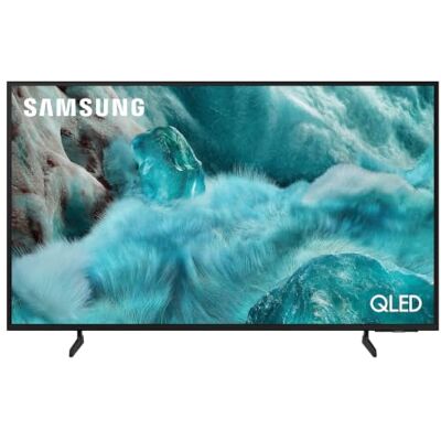 Samsung QLED Q7F2 Téléviseur 4K UHD, 108 cm, processeur Q4 AI, points Quantum pour couleurs réelles, mise à l'échelle 4K, sécurité Knox, hub de jeu, contenu gratuit, Vision, AI intelligent Samsung QLED Q7F2 Téléviseur 4K UHD, 108 cm, processeur Q4 AI, points Quantum pour couleurs réelles, mise à l'échelle 4K, sécurité Knox, hub de jeu, contenu gratuit, Vision, AI intelligent