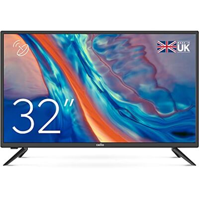 Cello ZBVD0223 Téléviseur HD 32" avec modèle Freeview HD 2020 intégré Fabriqué au Royaume-Uni Noir Cello ZBVD0223 Téléviseur HD 32" avec modèle Freeview HD 2020 intégré Fabriqué au Royaume-Uni Noir