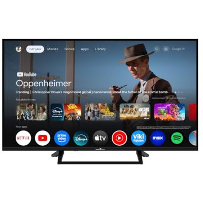 Smart Tech TV Full HD 40" (100 cm) 40FG01V, Smart TV Google TV, HDMI, USB, MEMC, Dolby Audio, HDR 10, CHROMECAST, Google Assistant Smart Tech TV Full HD 40" (100 cm) 40FG01V, Smart TV Google TV, HDMI, USB, MEMC, Dolby Audio, HDR 10, CHROMECAST, Google Assistant