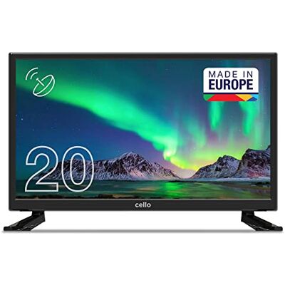Cello C2020S HD Ready TV LED 20" (51 cm de diagonale) avec triple tuner DVBT2 S2 intégré, noir Cello C2020S HD Ready TV LED 20" (51 cm de diagonale) avec triple tuner DVBT2 S2 intégré, noir