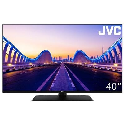 JVC LT-40VF4455 Téléviseur Full HD 40" avec diagonale d'écran de 102 cm et triple tuner intégré, LED Noir JVC LT-40VF4455 Téléviseur Full HD 40" avec diagonale d'écran de 102 cm et triple tuner intégré, LED Noir