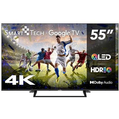 Smart Tech TV QLED 4K UHD 55" (139 cm) 55QG06K2 Smart TV- 4xHDMI 2xUSB HDR 10 MEMC Smart Tech TV QLED 4K UHD 55" (139 cm) 55QG06K2 Smart TV- 4xHDMI 2xUSB HDR 10 MEMC