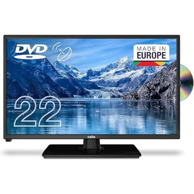 Cello 1080p C2220FSDE Téléviseur LED Full HD 22 Pouces avec Lecteur DVD Intégré et Triple Tuner DVBT2 S2 2021 Cello 1080p C2220FSDE Téléviseur LED Full HD 22 Pouces avec Lecteur DVD Intégré et Triple Tuner DVBT2 S2 2021
