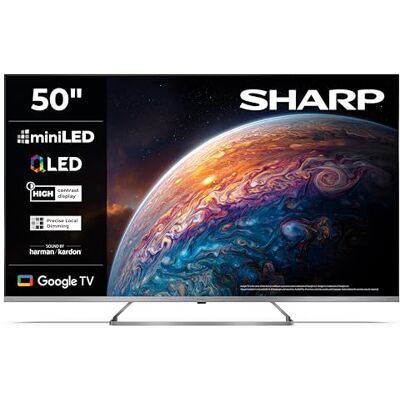Sharp TV Smart 50 pouces 4K Ultra HD Mini LED QLED Harman Kardon HDMI eARC Dolby Vision Dolby Atmos 50JP7365E Sharp TV Smart 50 pouces 4K Ultra HD Mini LED QLED Harman Kardon HDMI eARC Dolby Vision Dolby Atmos 50JP7365E