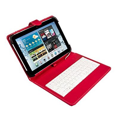 Etui avec Clavier Silver Electronics 111916140199 - 9-10.1 pouces Etui avec Clavier Silver Electronics 111916140199 - 9-10.1 pouces